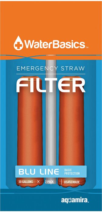 Water Basics Emergency Straw Filter